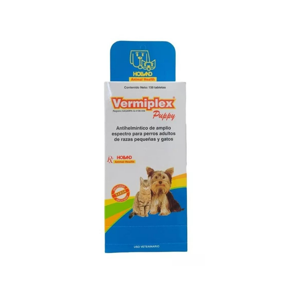 Holland | Vermiplex Puppy Desparasitante Perro y Gato en tabletas — imagen 1